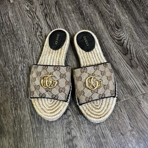 Gucci GG Canvas Espadrilles EU 37 1/2